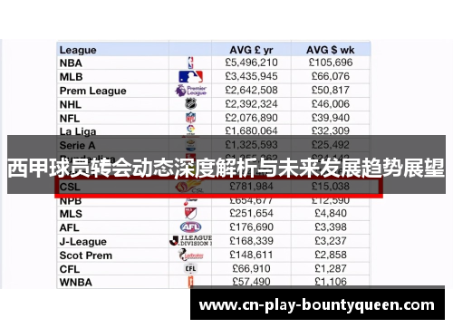 西甲球员转会动态深度解析与未来发展趋势展望