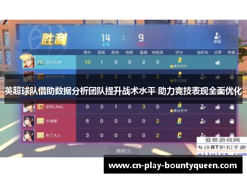 英超球队借助数据分析团队提升战术水平 助力竞技表现全面优化