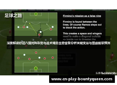 深度解读欧冠八强对阵形势与战术博弈走势全景分析关键变量与晋级前景预测